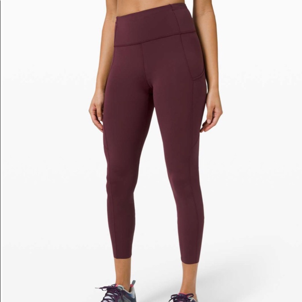 LLL Fast&Free HR Pant 25” (cassis)